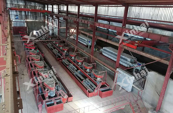 copper ore flotation process